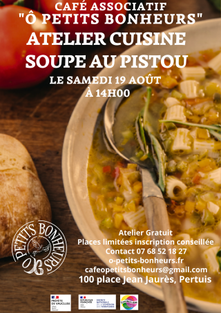 Atelier cuisine Soupe au Pistou - QE
