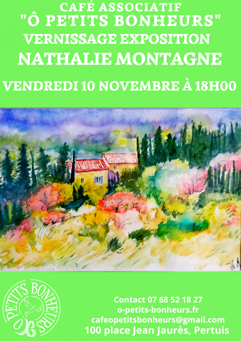 Vernissage Exposition Nathalie Montagne