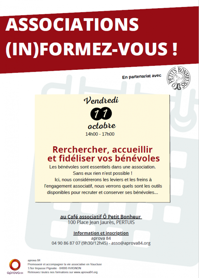 Reporté -Formation pour les Associations