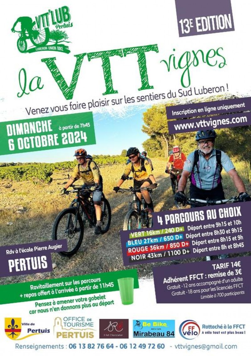 Sortie du Dimanche : VTT Vignes