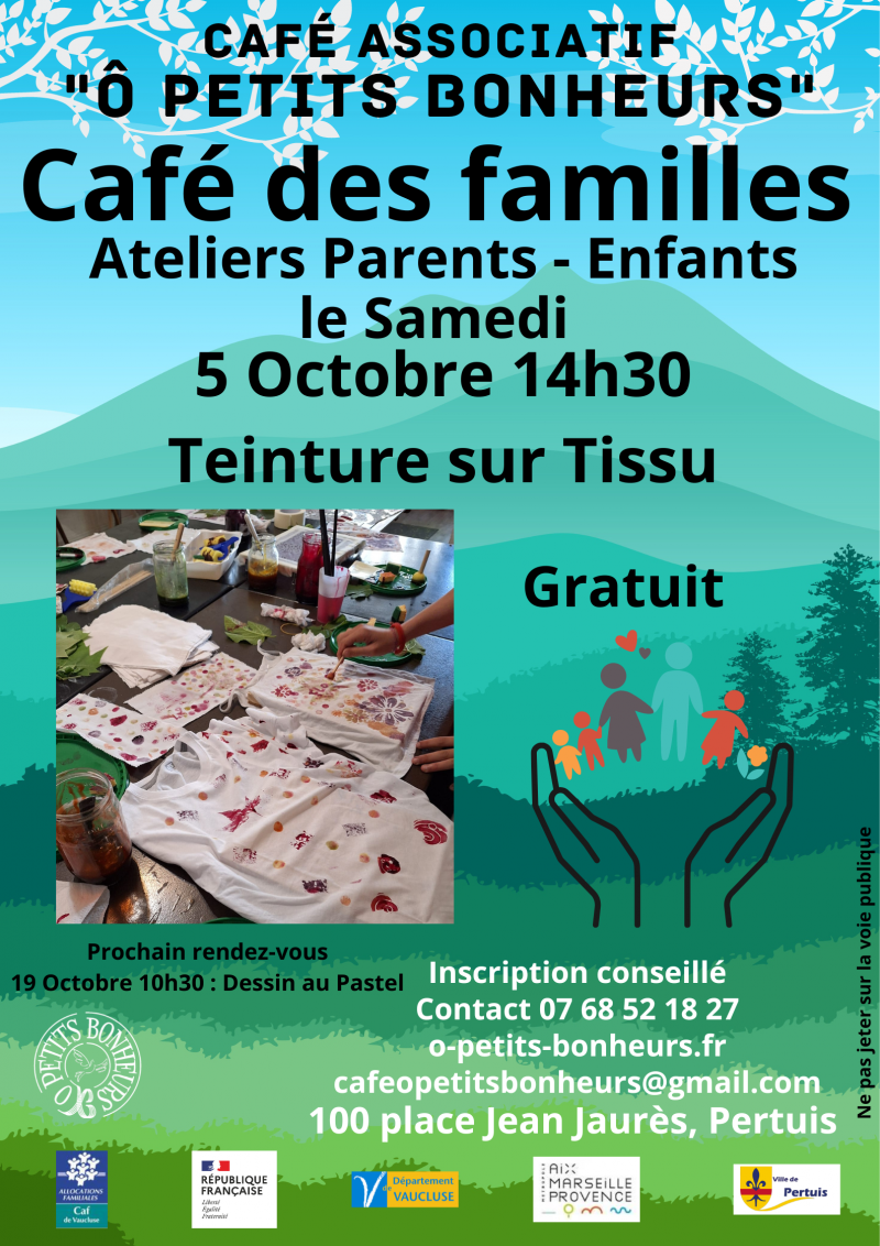 Café des Familles - Initiation Teinture