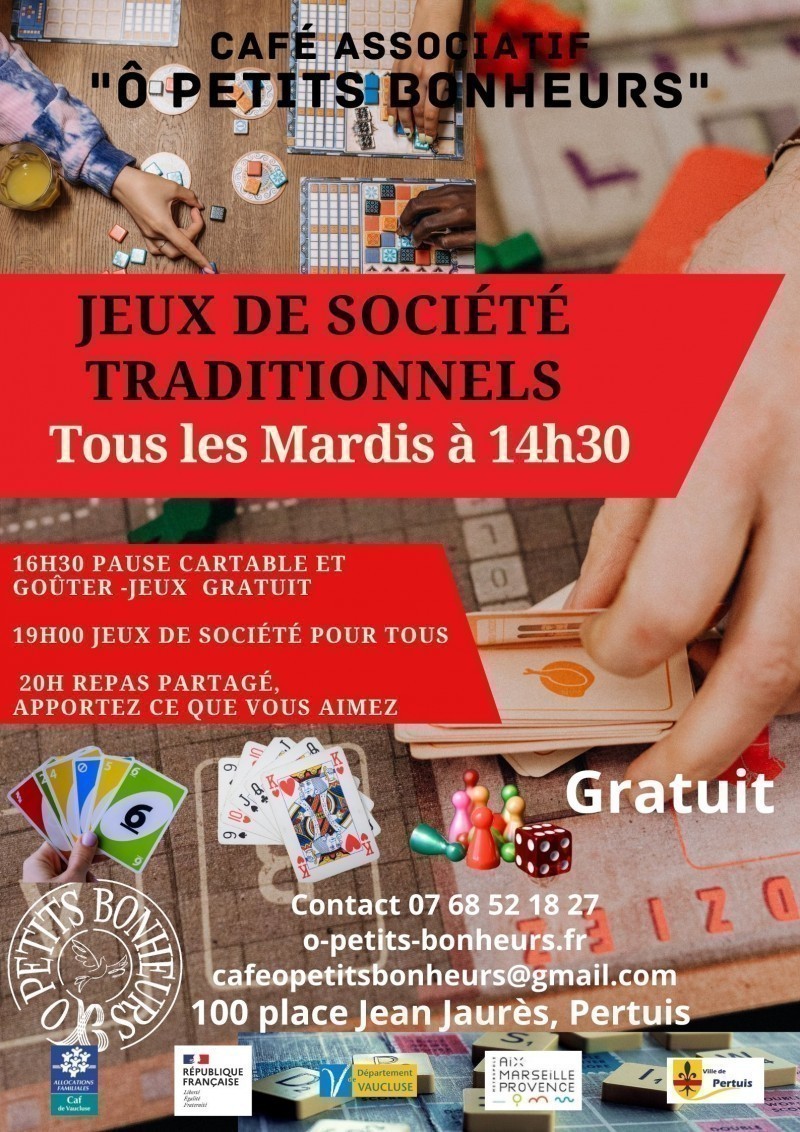 Jeux de société traditionnels