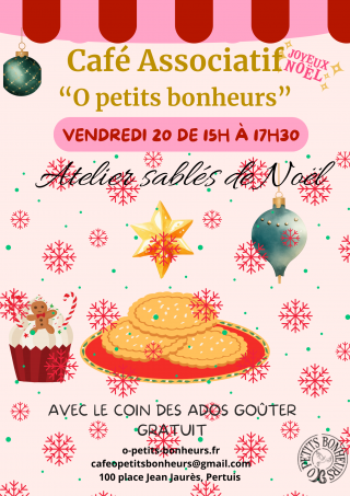 Atelier sables de Noël