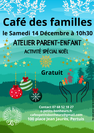 Café des Familles - création Noël