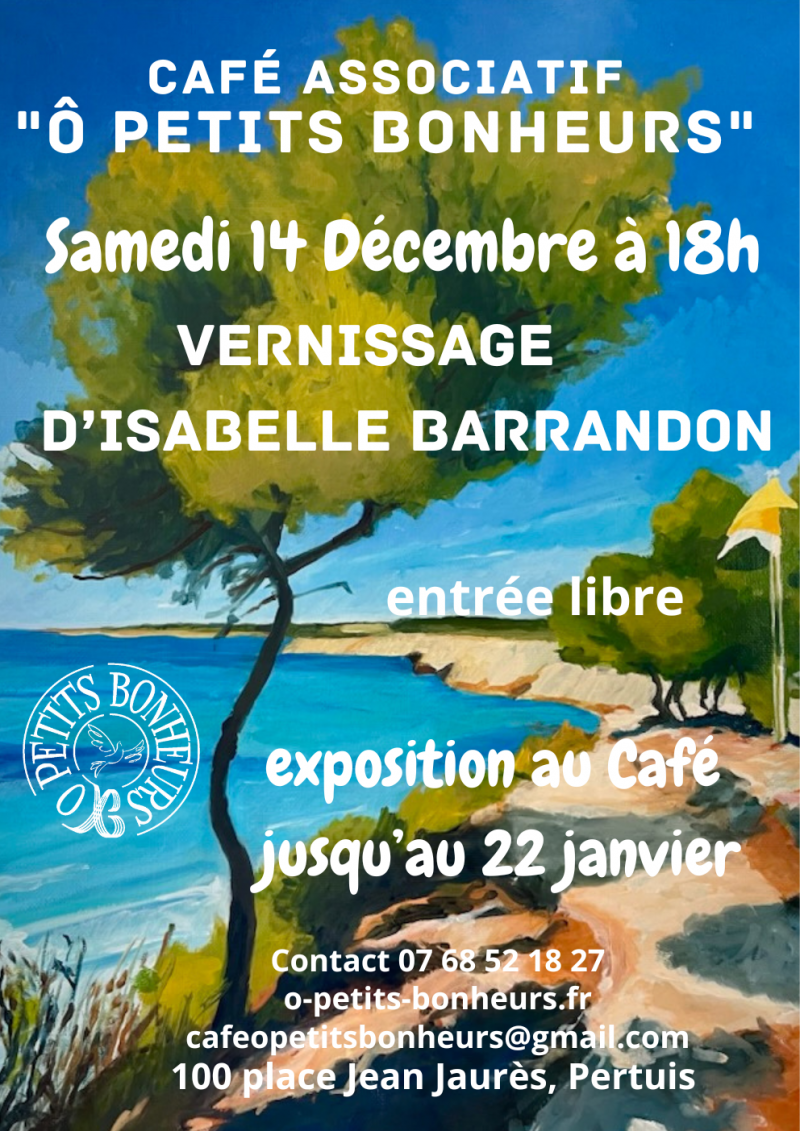 vernissage  Isabelle Barrandon