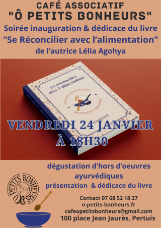 Soirée présentation Livre & dédicaces