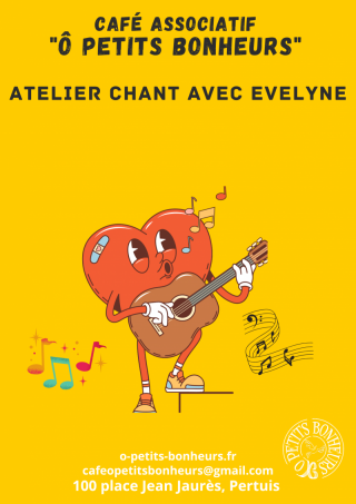 Atelier chant avec Evelyne