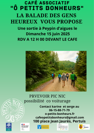 Balade gens heureux