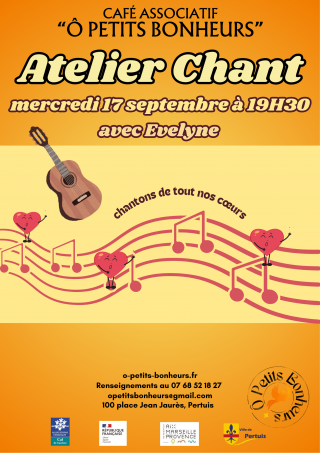 Atelier chant avec Evelyne