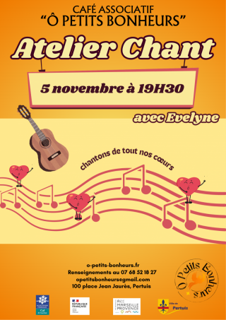 Atelier chant avec Evelyne