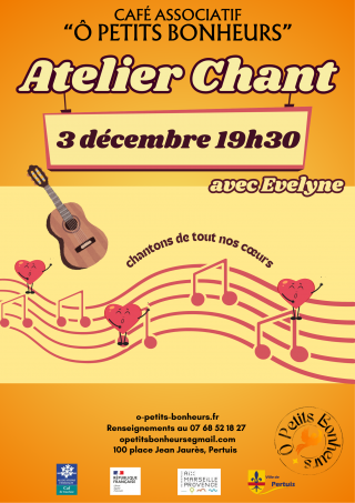 Atelier chant avec Evelyne