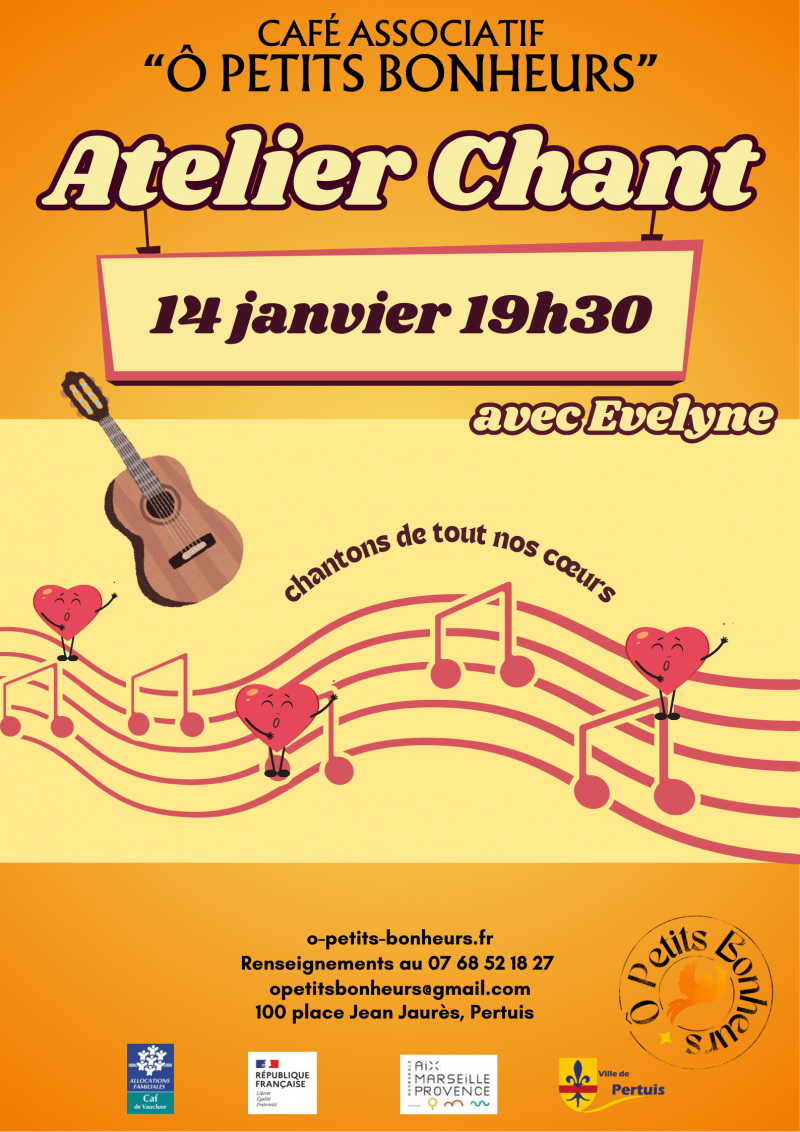Atelier chant avec Evelyne