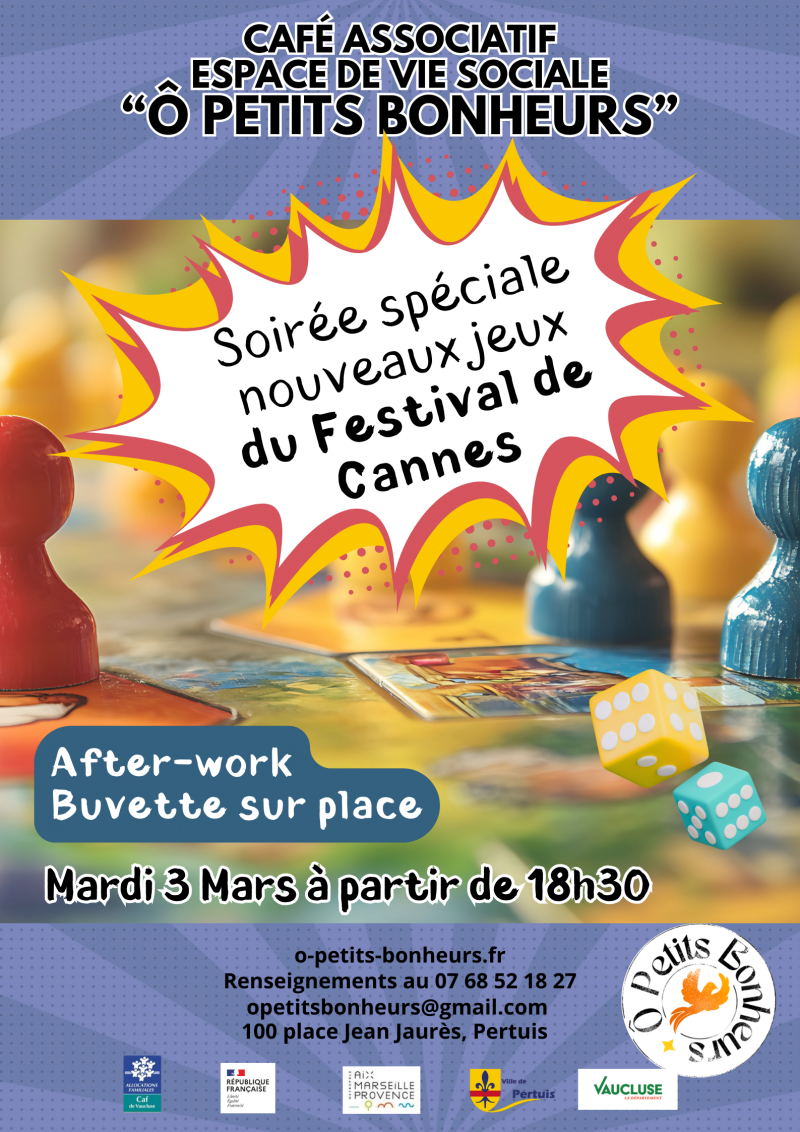 Soirée jeux after-work