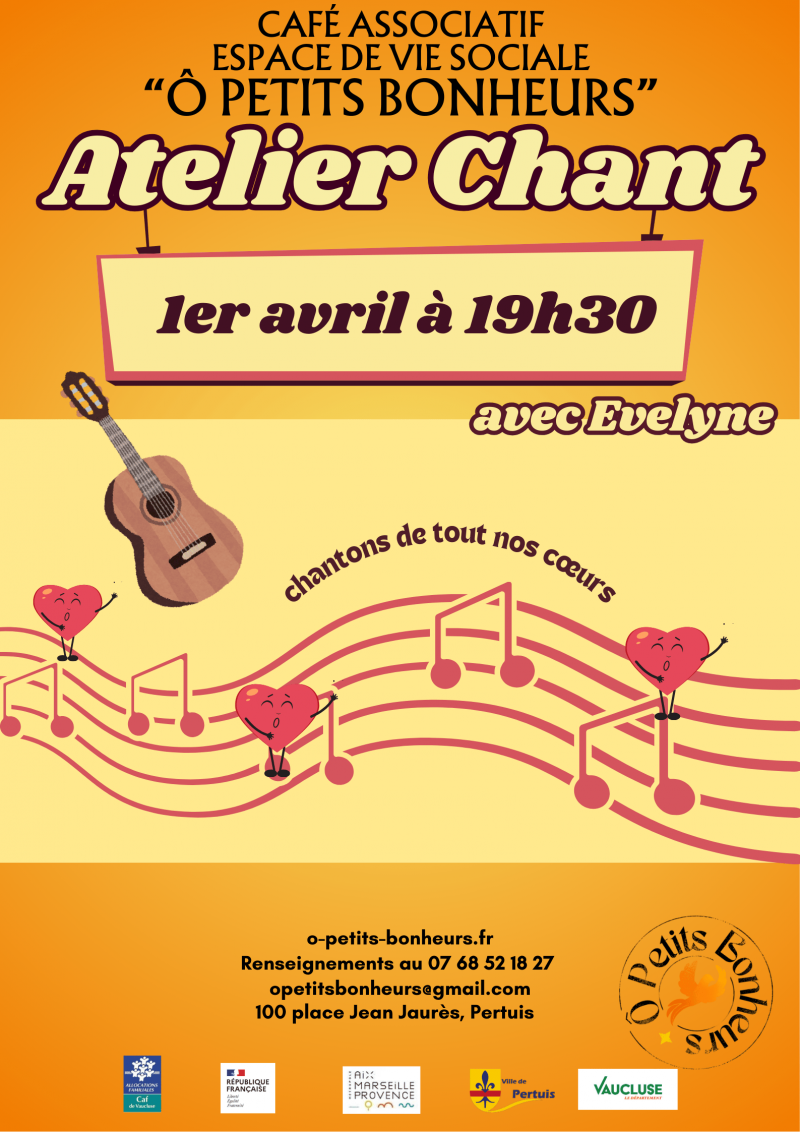 Atelier chant avec Evelyne