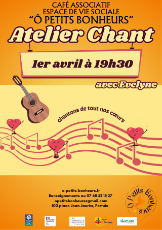 Atelier chant avec Evelyne