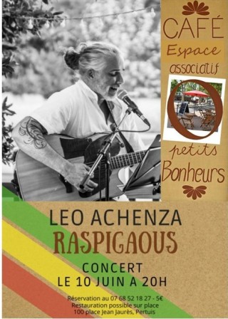 Concert Leo Achenza des Raspigaous