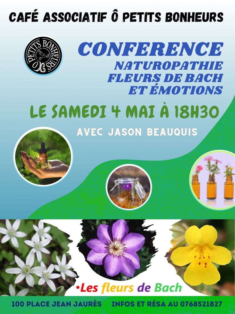 Conférence Naturopathie, fleur de bach
