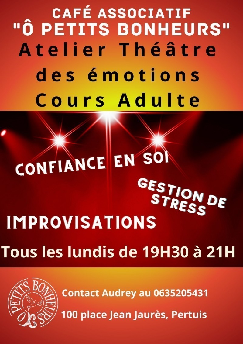 Théâtre - Chant - Danse - Adultes