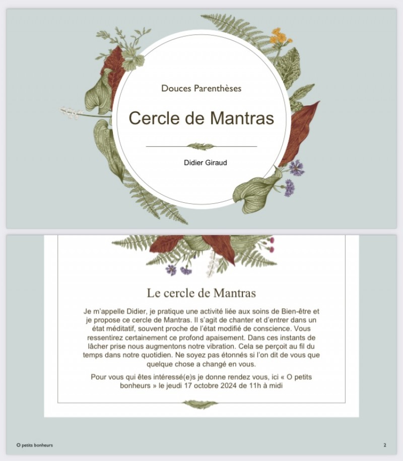 Cercle de mantras