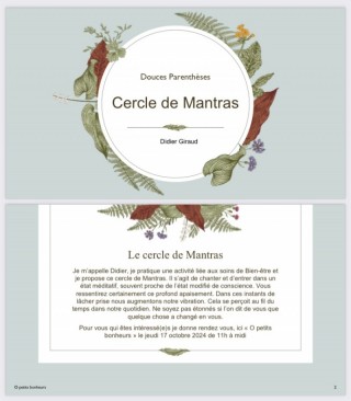 Cercle de mantras