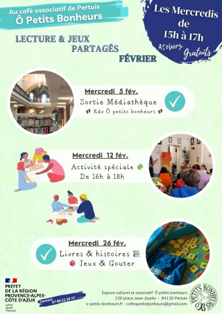 Atelier Enfants - Lecture & Jeux
