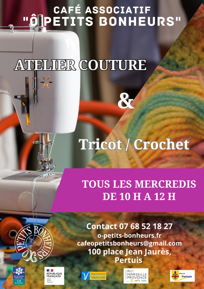 Atelier couture /tricot /crochet