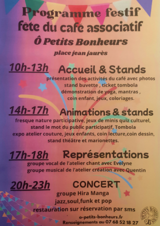 10h-23h Fête du Café PROGRAMME