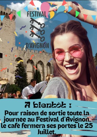 Fermeture exceptionnelle du café