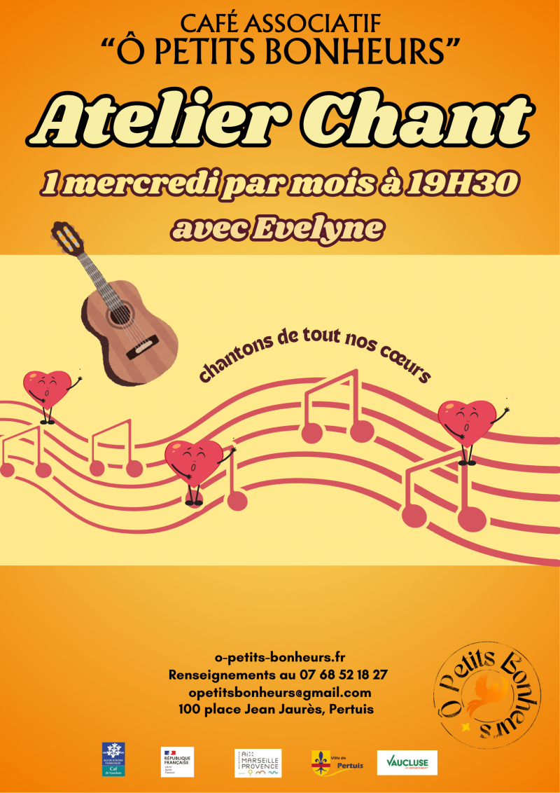 Atelier chant avec Evelyne