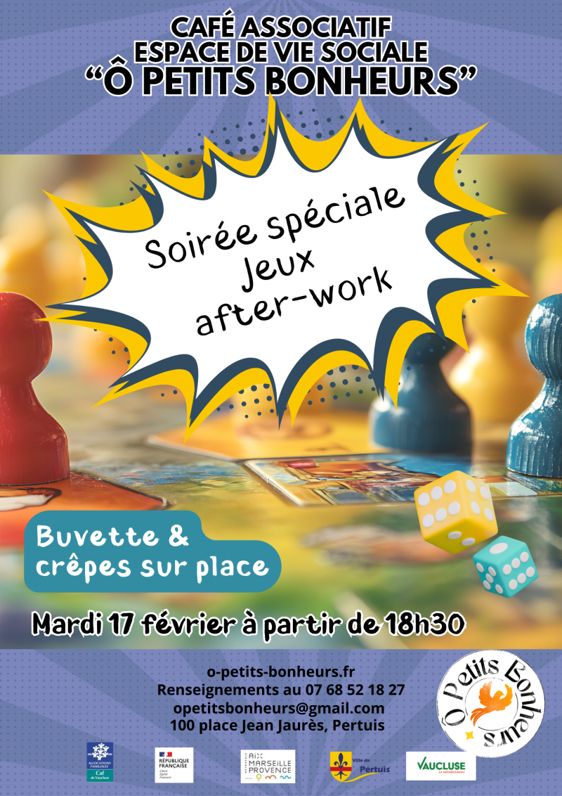 Soirée jeu after-work