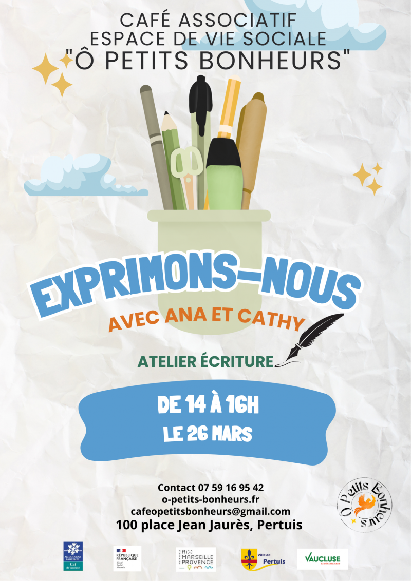 Atelier écriture