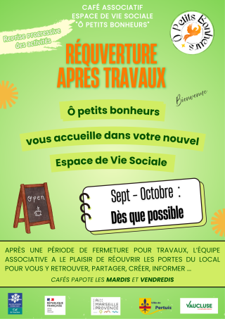 Réouverture prochaine