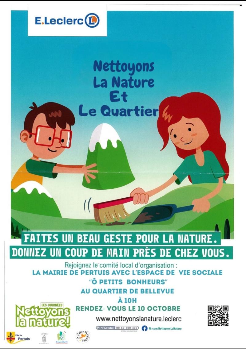 Nettoyons la nature - Bellevue